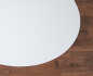 Preview: Kreis 90x90cm Glas weiß - Funkenschutzplatte Kaminbodenplatte Glasplatte Ofenunterlage Kaminplatte