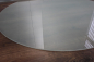 Preview: Kreis *Frosty* 100x100cm - Funkenschutzplatte Milchglas Kaminbodenplatte Glasplatte
