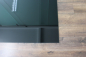 Preview: Saisonplatte Rechteck 80x50cm Glas schwarz - Kamin-Vorlegeplatte Funkenschutzplatte Kaminbodenplatte Glasplatte