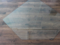 Preview: Fünfeck 100x100cm - Funkenschutzplatte Kaminbodenplatte Glasplatte