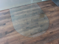 Preview: Rundbogen 100x100cm - Funkenschutzplatte Kaminbodenplatte Glasplatte