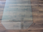 Preview: Sechseck 100x100cm - Funkenschutzplatte Kaminbodenplatte Glasplatte