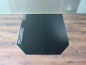 Preview: Sechseck 100x100cm Glas schwarz - Funkenschutzplatte Kaminbodenplatte Glasplatte Ofenplatte