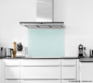 Preview: *Frosty* 100x50cm - Echtglas Küchenrückwand Spritzschutz Fliesenspiegel Glasplatte Rückwand