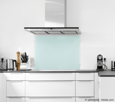 *Frosty* 70x55cm - Echtglas Küchenrückwand Spritzschutz Fliesenspiegel Glasplatte Rückwand